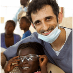 Dr. Shuaib Malik with samll child